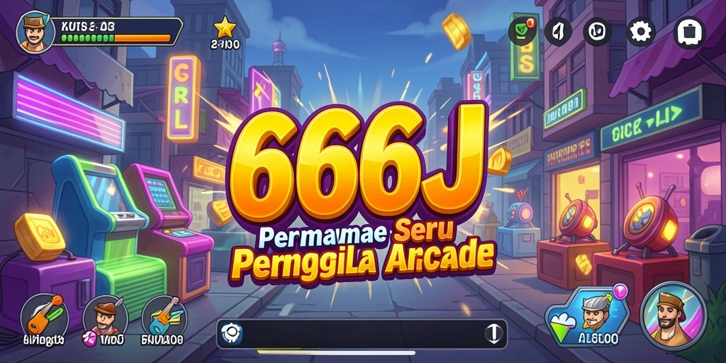 Tangkapan layar gameplay <strong>666J</strong> menunjukkan aksi seru dalam dunia Arcade.
