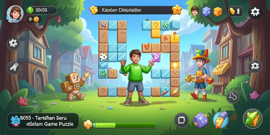 Screenshot gameplay 8055 yang menarik dan menantang.