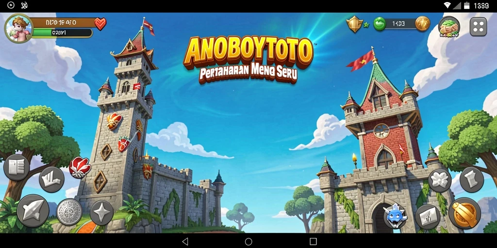 Gameplay menara pertahanan ANOBOYTOTO yang seru dan mendebarkan.
