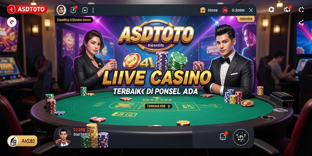 Screenshot gameplay ASDTOTO dengan dealer live yang menarik.