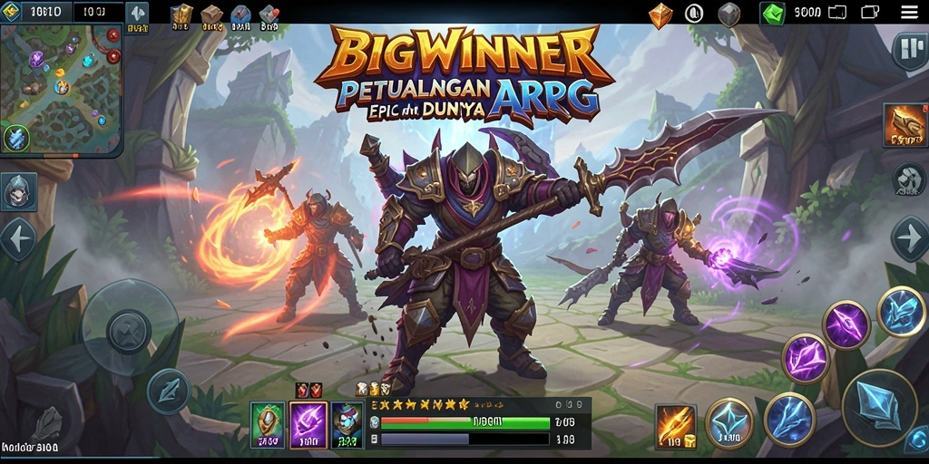 Tampilan gameplay seru dan penuh aksi dari BIGWINNER.