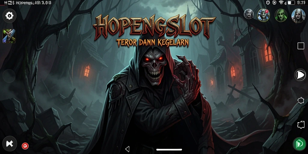 Screenshot menampilkan momen ketegangan dalam gameplay HOPENGSLOT.