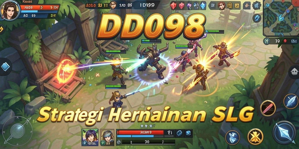 Tampilan gameplay menarik dari ID098 dalam genre SLG.