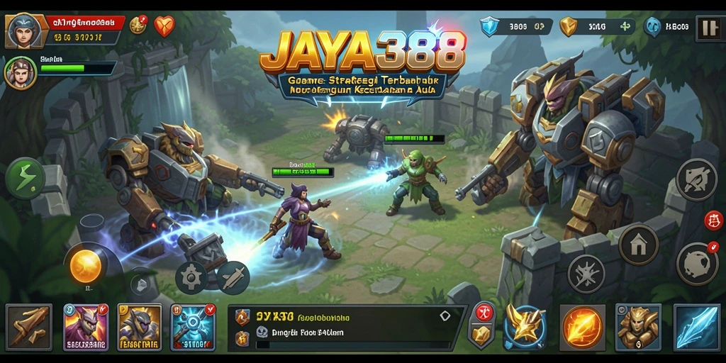 Tampilan aksi seru dalam gameplay JAYA388 yang menantang.