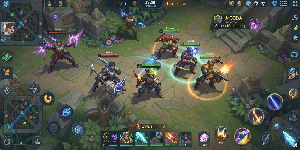 Gameplay seru dalam JVS88 dengan karakter unik.