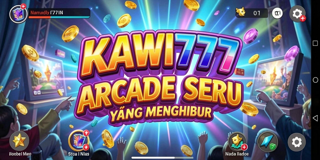 Tangkapan layar KAWI777 menunjukkan aksi seru dalam gameplay Arcade.