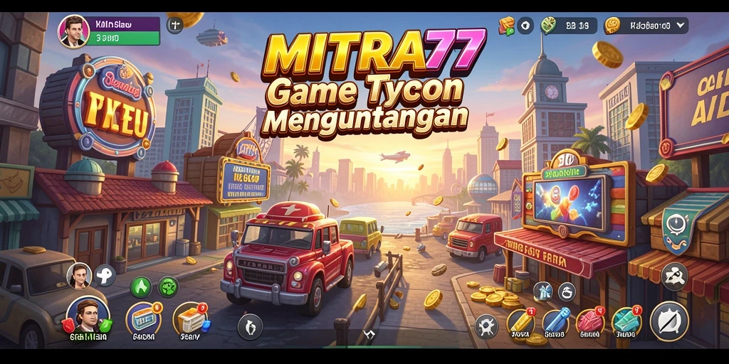 Tampilan gameplay <strong>MITRA77</strong> yang menarik dan penuh warna.