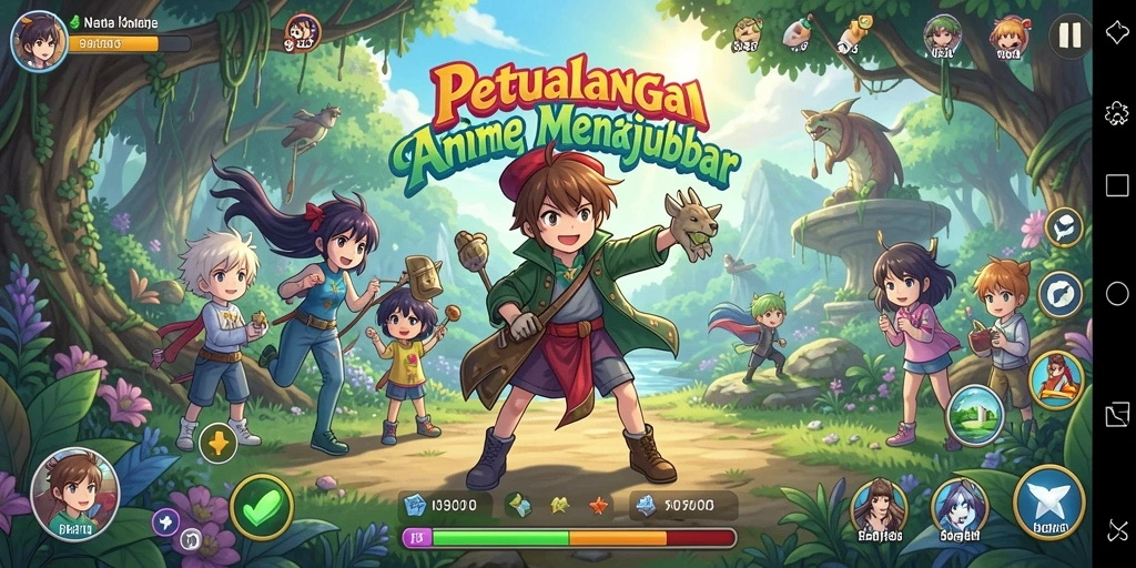 Tampilan gameplay N32 yang penuh warna dan aksi seru.