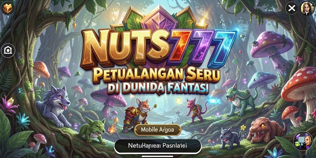 Tangkapan layar dari gameplay seru dan menantang NUTS777.