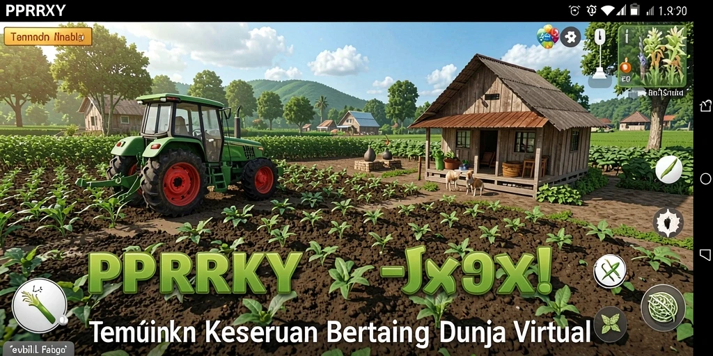 Gameplay PPRRYY: Bertani dengan grafis yang menawan.
