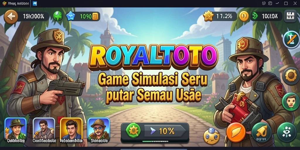 Tampilan gameplay seru dalam ROYALTOTO yang menantang dan interaktif.
