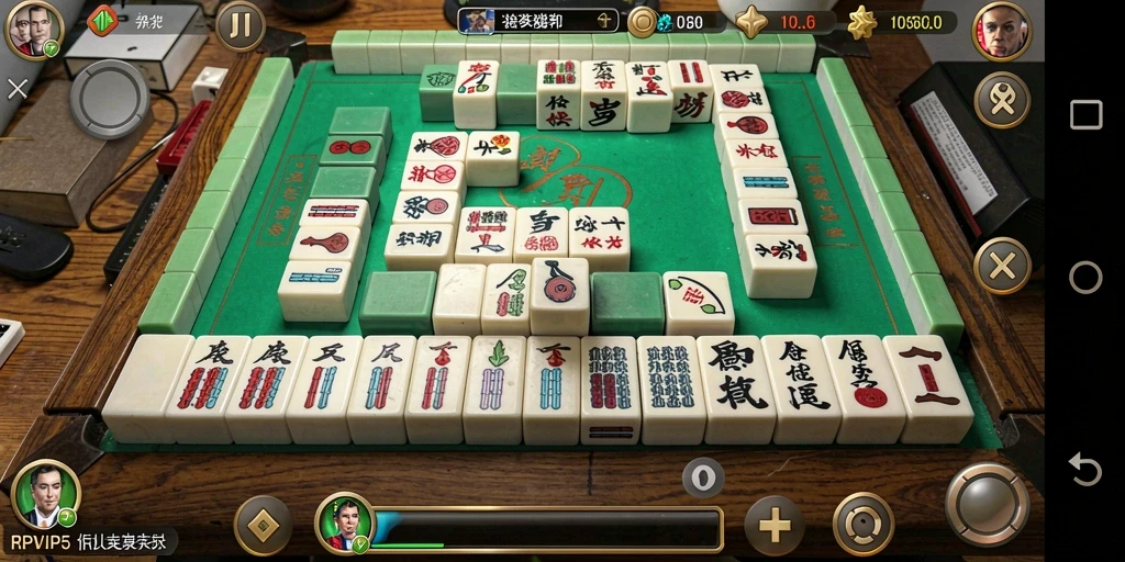 Screenshot menampilkan gameplay seru permainan Mahjong RPVIP5.