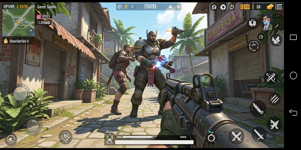 Screenshot gameplay RPVIP8 yang penuh aksi dan strategi.