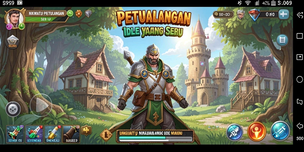 Tampilan gameplay S9S9 dengan karakter dan aktivitas yang menarik.