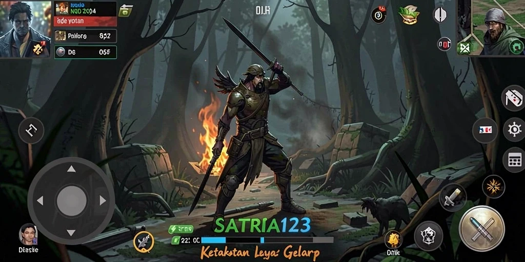 Gameplay SATRIA123 yang menegangkan dan menyeramkan.