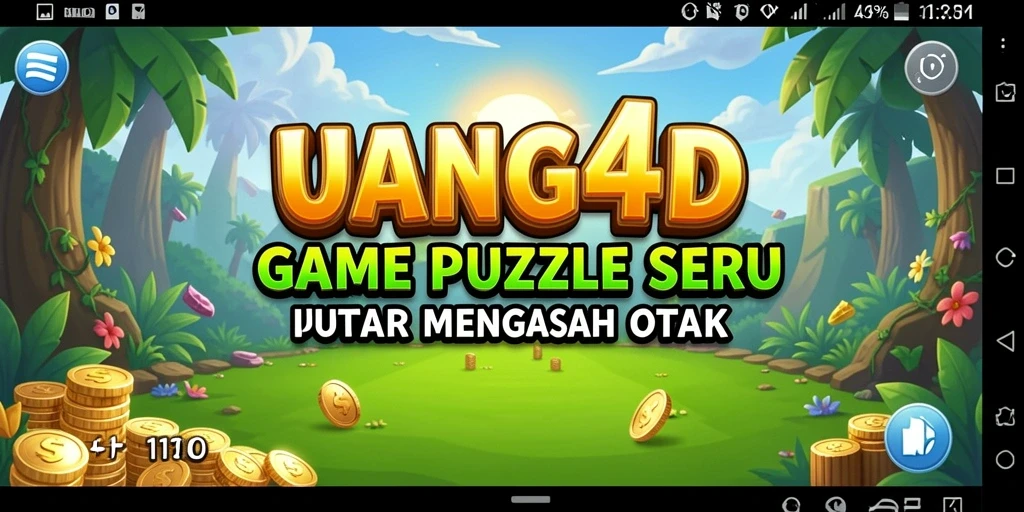 Screenshot UANG4D menampilkan gameplay Puzzle yang mengasyikkan.