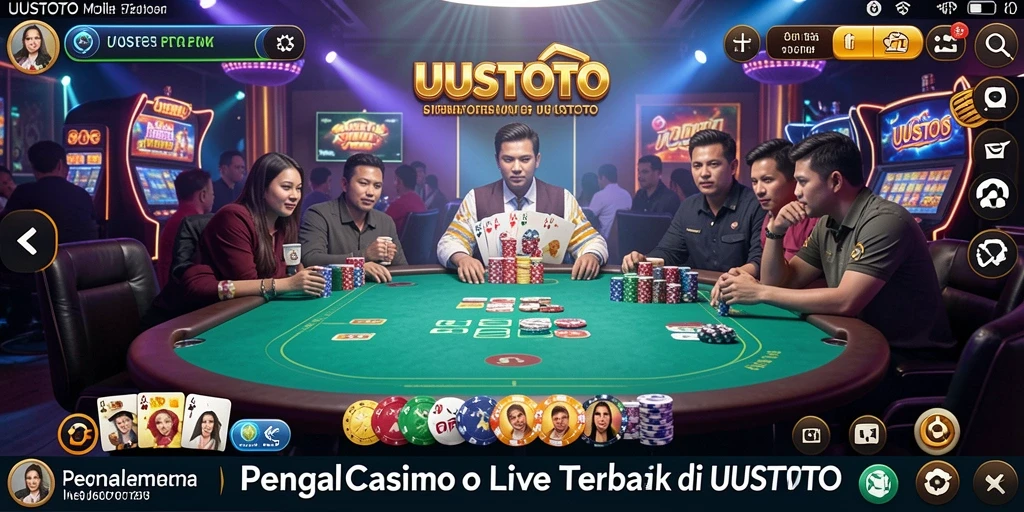 Gameplay UUSTOTO yang mengasyikkan dengan dealer live.