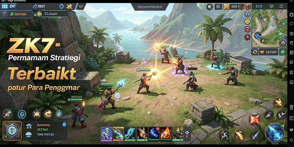 Tampilan gameplay ZK7 dengan strategi mendalam yang menarik.